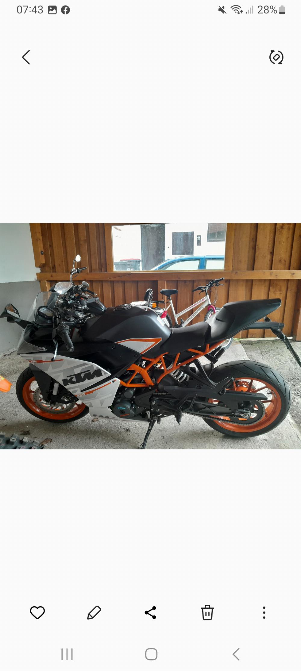Motorrad verkaufen KTM RC250 Ankauf