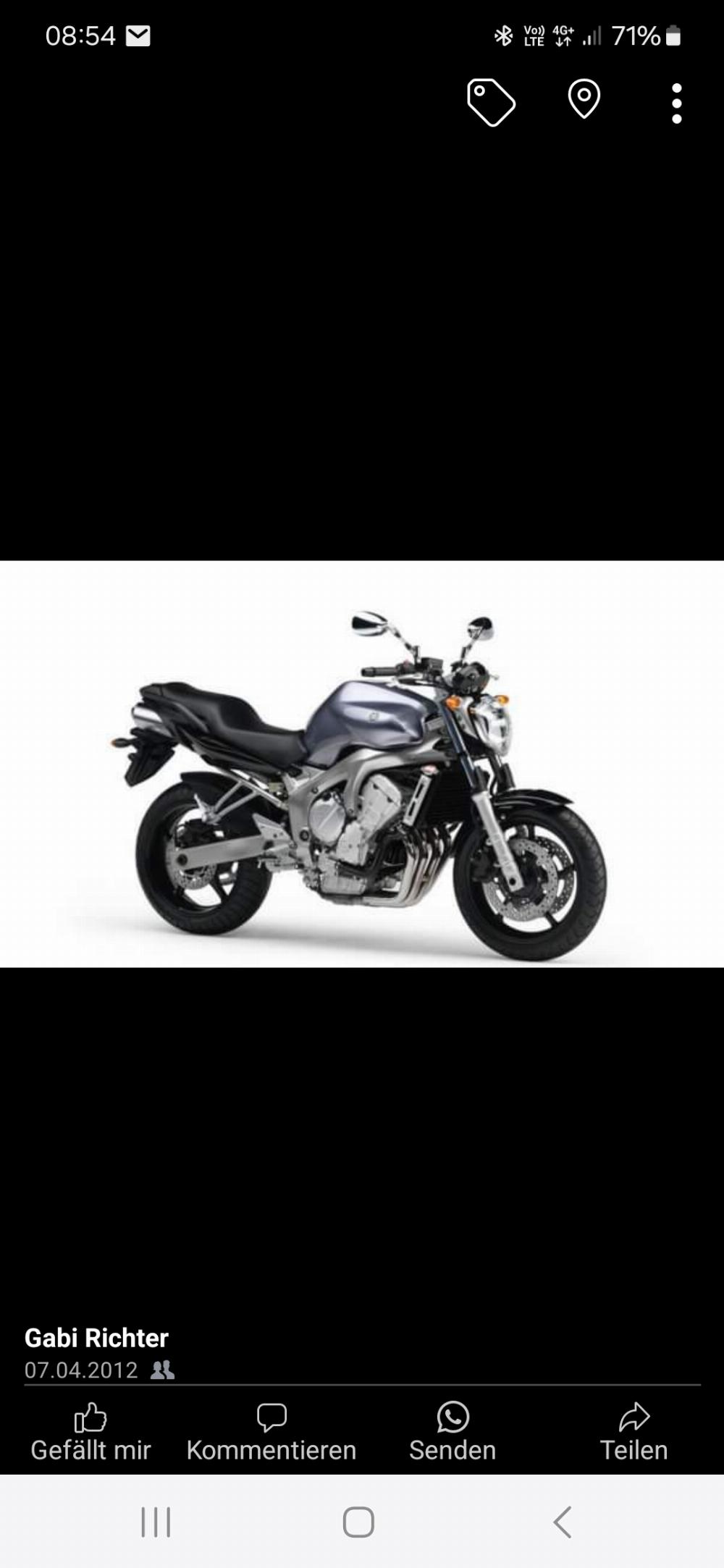 Motorrad verkaufen Yamaha fz6n Ankauf